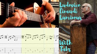 Ludovico Einaudi  Luminous Fingerstyle Guitar Cover [upl. by Eusadnilem515]