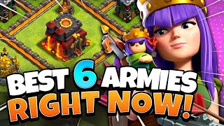 Top 6 TH10 Attack Strategies WITHOUT Siege Machines Clash of Clans [upl. by Noynek518]