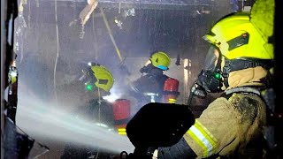 Pub destroyed as fire ravages South Yorkshire establishment [upl. by Idmann517]