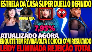 ESTRELA DA CASA SUPER DUELLO DEFINIDONOITE DE ELIMINAÇÃO ENQUETE REVIRAVOLTA VAZA LEIDY ELIMINADA [upl. by Bolte]