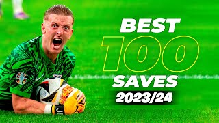 Best 100 Goalkeeper Saves 2024 HD  4 [upl. by Gasperoni661]