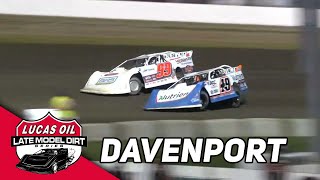 Davenport Goes For Win At Davenport  Lucas Oil Late Models at Davenport Speedway [upl. by Dorolice]