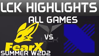 FOX vs DRX Highlights ALL GAMES LCK Summer 2024 BNK FearX vs DRX by Onivia [upl. by Adekan]