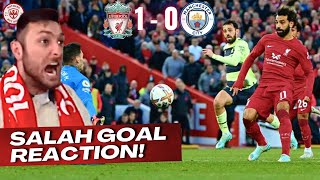 Liverpool Fan Reacts to Mo Salahs MATCH WINNING Goal Against Manchester City  LIVE REACTION [upl. by Gurtner]