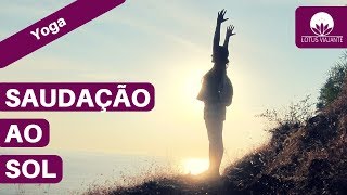 Yoga em Casa 1  Surya Namaskar Saudação ao Sol em português [upl. by Clemen]