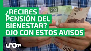 Ojo con estos dos avisos sobre Pensión del Bienestar [upl. by Oiruam]