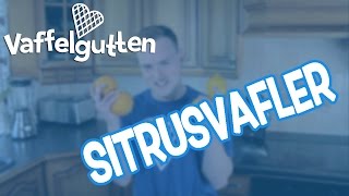 Sitrusvafler oppskrift  Vaffelgutten [upl. by Domeniga]