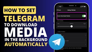 How To Set Telegram to Download Media in the Background Automatically [upl. by Vittoria]