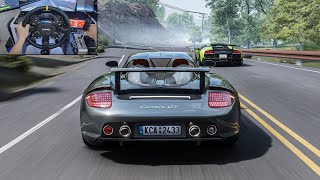 Realistic Sound Porsche Carrera GT amp Lamborghini Murcielago SV  Assetto Corsa  Moza R16  Pimax [upl. by Lehacim]