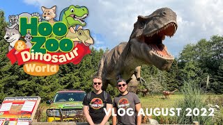 HooZoo and Dinosaur Park Vlog Aug 2022 [upl. by Nylcsoj971]