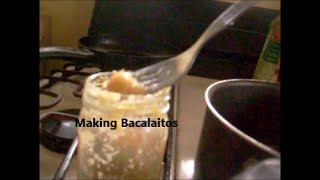 Making bacalaitos [upl. by Philipps]