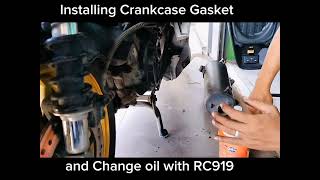 Installing Magneto flywheel gasket GY6150 [upl. by Grenville510]