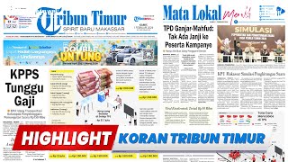 🔴Ganjar Sindir Menteri yang Belum Mundur dari Kabinet  HIGHLIGHT KORAN TRIBUN TIMUR [upl. by Ylyl]