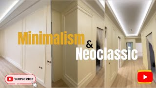 Minimalism amp Neoclassic style Full progress Ottocento Venetian Plaster [upl. by Ynahteb]