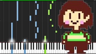 Once Upon A Time  Undertale Piano Tutorial Synthesia  bigbug54321 [upl. by Sluiter]