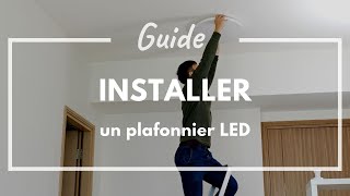 Comment installer un plafonnier led [upl. by Artimas]