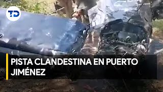 Inhabilitan primera pista clandestina en Puerto Jiménez Puntarenas [upl. by Harbert]