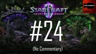 StarCraft 2 Heart of the Swarm  Campaign Playthrough Part 24 Swarm Host Evolution Mission [upl. by Aala]