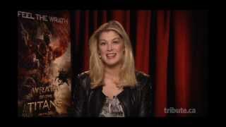 Rosamund Pike  Wrath of the Titans Interview with Tribute [upl. by Ojyma608]