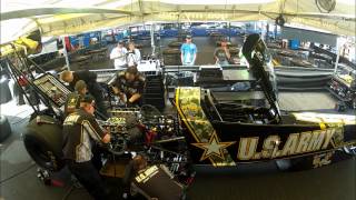 US Army NHRA Top Fuel Dragster Engine Teardown [upl. by Shult]