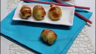 Rotolini di wurstel per aperitivi  Ricetta Rollo con Wurstel Bimby [upl. by Saval622]