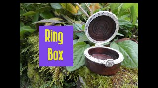 Wood turning a Ring Box tutorial [upl. by Billmyre]