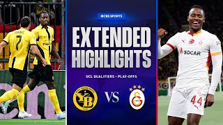 Young Boys vs Galatasaray Extended Highlights  UCL Qualifiers Playoffs  CBS Sports Golazo [upl. by Pete]