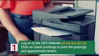 NSS Posting Proceeding on how to print your letter [upl. by Hofmann]