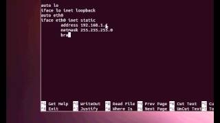 how to setup static ip address Ubuntu [upl. by Oregolac]