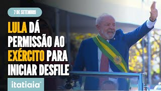 LULA DÁ PERMISSÃO PARA O EXÉRCITO INICIAR O DESFILE DE 7 DE SETEMBRO EM BRASÍLIA DF [upl. by Server]