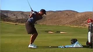 2001 Tiger Woods 9 Iron Shots Controlling Distances Soft and Hard Iron Shots [upl. by Fink294]