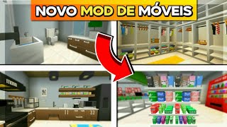 🦊MOD DE MÓVEIS MAIS COMPLETO QUE EXISTE PARA MINECRAFT PE 120 [upl. by Orling]