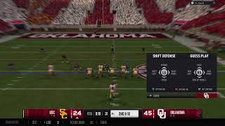 EA College Football 25 P5 Dynasty 2025 Week 2 Oklahoma vs USC [upl. by Eimmas]