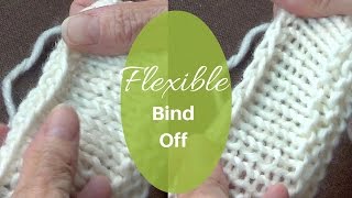 Flexible Bind Off  Stretchy Cast Off [upl. by Day117]