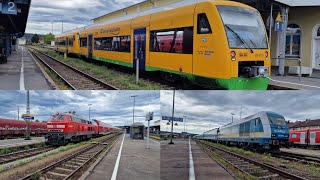 Zugverkehr in Schwandorf am 1492024 [upl. by Garmaise470]