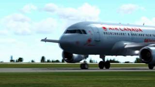 Air Canada KidsHorizons A319114 takeoff OttawaMcdonaldCartier [upl. by Malti]