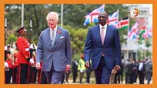 King Charles III and Queen Camilla visit Uhuru Gardens [upl. by Kucik]