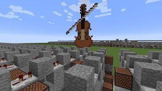 Lindsey Stirling  Elements  with custom violin sounds and note blocks in Minecraft [upl. by Macfarlane]