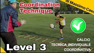 Allenamento Calcio Tecnica Individuale Coordinativa [upl. by Hersh564]