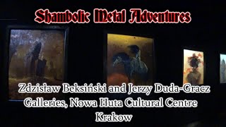 The Zdzisław Beksiński and Jerzy DudaGracz Exhibitions Krakow [upl. by Nodnil]