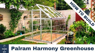 Palram Harmony 6 x 8 Polycarbonate Greenhouse How to Build [upl. by Ayotl]