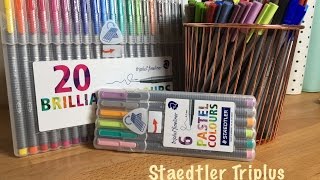 Staedtler Triplus Fineliner Pen Review [upl. by Vaughn243]