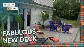 Deck with a Lakeside View  Tori And Dean Cabin Fever [upl. by Ephrem]