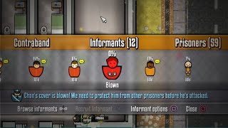 Prison Architect PS4 Tips  How To Use Informants  How To Recruit Informants [upl. by Infeld313]