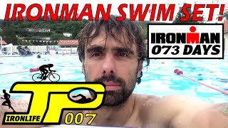 IRONMAN WALES TRAINING  IRONLIFE 007 IRONMAN SWIM SET [upl. by Neenej]