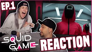 SQUID GAME  THE CHALLENGE è pazzesco 😱  Reaction PRIMA PUNTATA ⭕️ [upl. by Halivah]