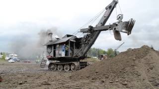 BucyrusErie Steam Shovel Rollag [upl. by Ellord]