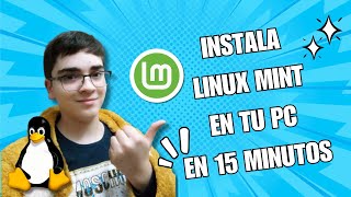 APRENDE A INSTALAR LINUX MINT EN TU PC EN 15 MINUTOS 💻🐧 ArteTutos [upl. by Heringer]