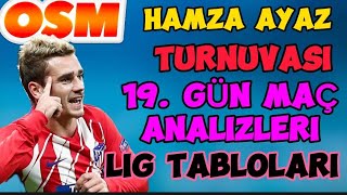 Osm 2023 Hamza Ayaz Turnuva 4 Lig 19 Maçlar Analizi Lig Tablosu Online Soccer Manager 2023 [upl. by Nawyt]