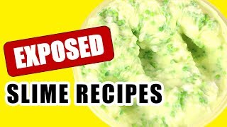 EXPOSING SLIME SHOP RECIPES FAMOUS SLIME SHOP SLIME RECIPES EXPOSED 😱 [upl. by Seldun]